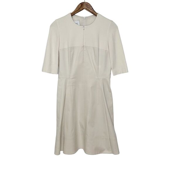Akris Punto Front Zip A-Line Midi Dress Size Small - Picture 1 of 12